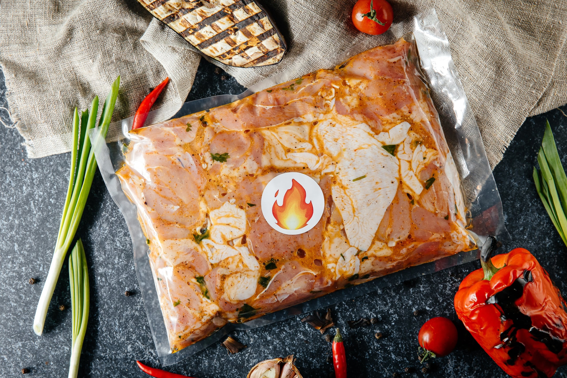 Шашлык из куриного бедра