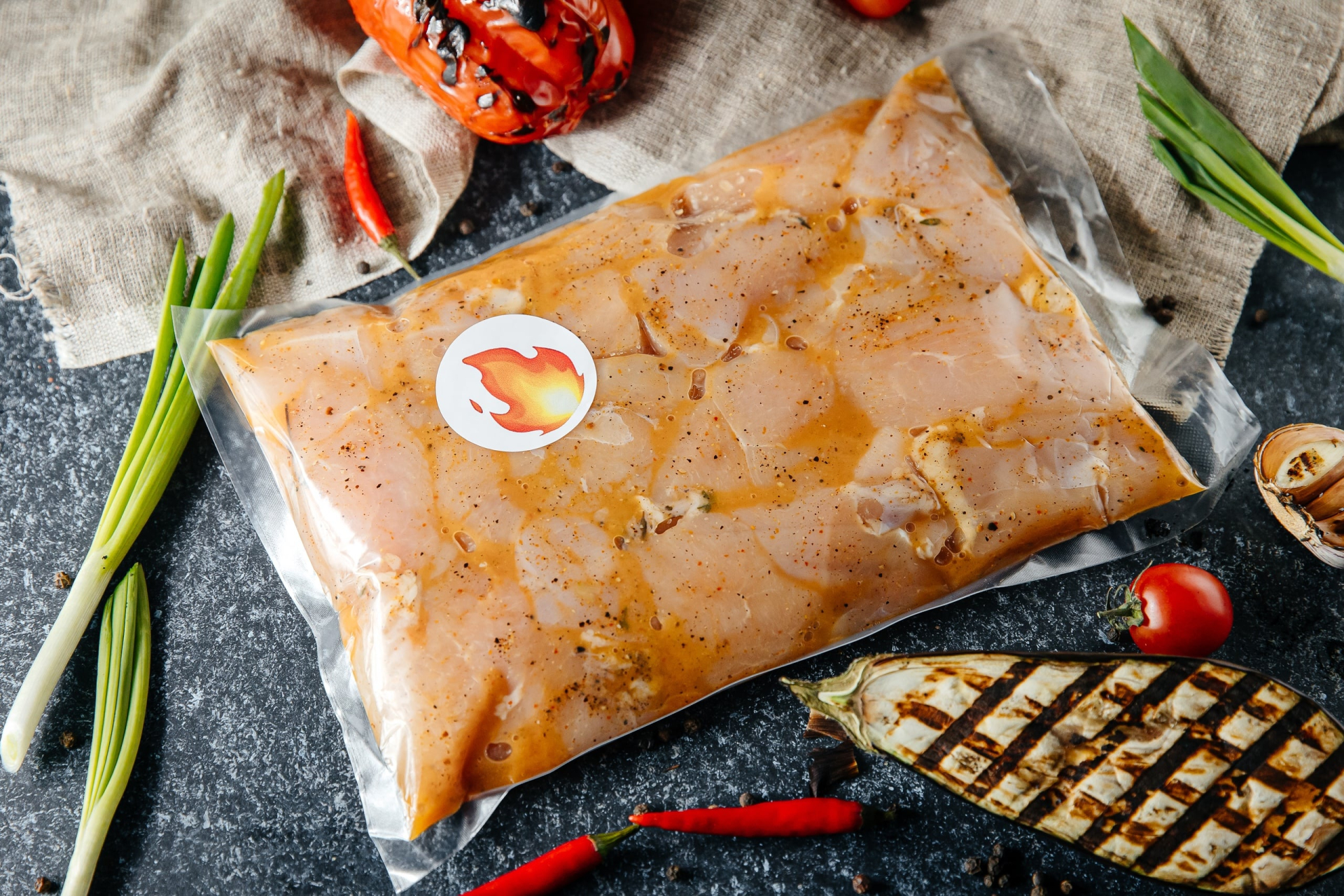 Шашлык из куриного филе